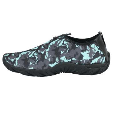 Imagem de Sapatilha Aquática Esporte Náutico Neoprene Verde Água Cinza - Top Fra