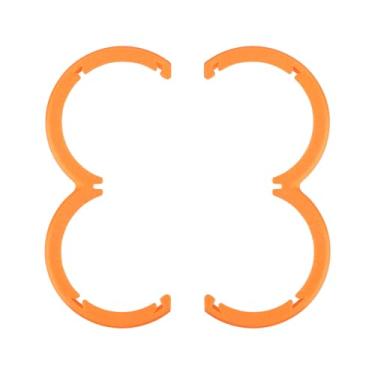 Imagem de SZZCNOX Anel de pás de hélice, anticolisão, capa protetora de lâmina de hélice compatível com acessórios DJI NEO, tiras de amortecedor de absorção de choque resistentes a arranhões (laranja)