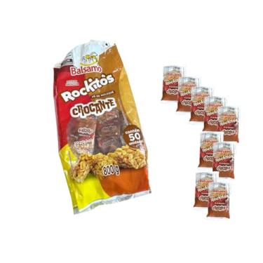 Imagem de Doce Pé De Moleque Crocante Rockitos 800gr - Balsamo
