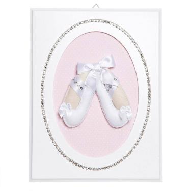 Imagem de Quadrinho Balé Strass Sapatilhas Quarto Bebê Infantil Menina