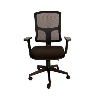 Imagem de Cadeira Escritorio back system encosto telado nr17 Ergonomica preta G402A Atacadeiras