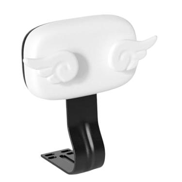 Imagem de Aymzbd Suporte genérico para trás, almofada traseira de bicicleta elétrica no encosto traseiro do encosto do banco para motocicleta de Scooter E Bike, Branco