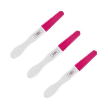 Imagem de Kit c/3 Teste de Gravidez Rápido 5 minutos Caneta Multilaser