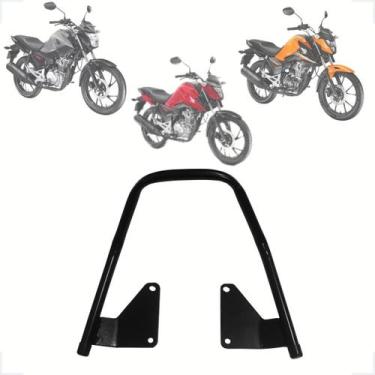 Imagem de Alça Modelo Vertical Moto Titan/Fan/Start 160 2025 Cor: Preto - Aurore