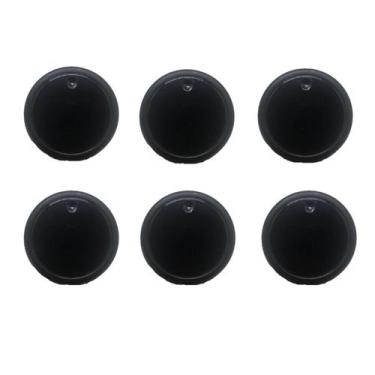 Imagem de Kit 6 Botão Manipulador Preto Fogão Mueller 5 Bocas + Forno Fratello V