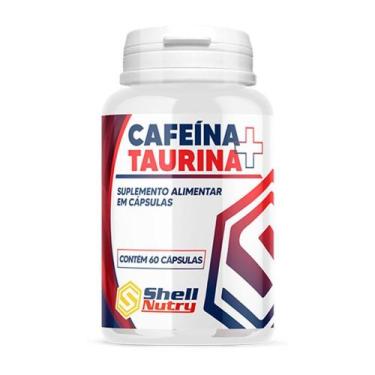 Imagem de Cafeína e Taurina com 60 Cápsulas Shell Nutry