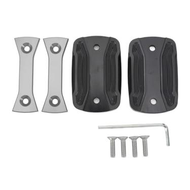 Imagem de Tampa do Reservatório de Fluido de Freio, Tampa Bomba de Freio de Liga de Alumínio de Motocicleta Com Acessórios de Montagem para Xmax 300 125 250 2017-2023 (SILVER)