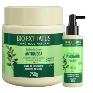 Imagem de Kit Jaborandi Controle de queda 1 Banho de creme 250ml 1 Tônico capila