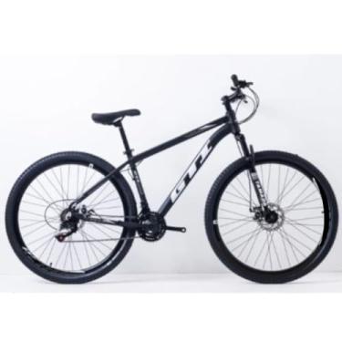 Imagem de Bicicleta Aro 29 GTI Roma 21V MTB Index Disco Mecânico Suspensão 80mm Unissex (Preto/Cinza, 19)