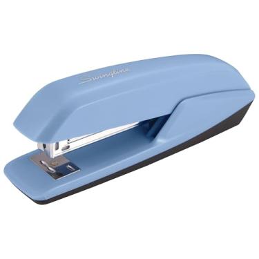 Imagem de Swingline Grampeador, capacidade para 20 folhas, grampeador de mesa 545, azul elétrico (S7054511)
