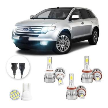 Imagem de Lampadas Led Ford Edge 2008 A 2010 Hb3 H11 H8 20000lm - V10, Branco
