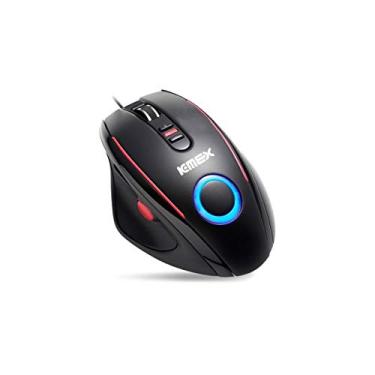 Imagem de Mouse Gamer K-Mex ML-G235 Laser - preto e vermelho - USB
