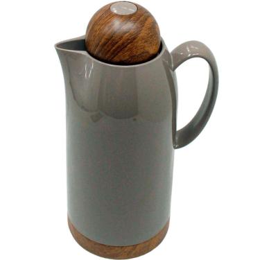 Imagem de Garrafa Térmica De Mesa Colin Cinza Chá Café Chimarrão De 1l