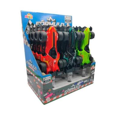Imagem de FÓRMULA CANDY TOYS (12 Unidades) - Carro de Fricção + Doce - Royal Toy