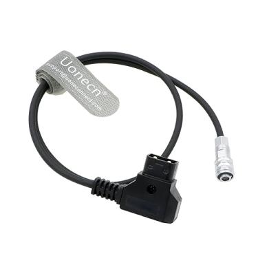 Imagem de Uonecn Cabo de alimentação para Blackmagic Pocket Cinema Camera 4K e Gold Mount V-Mount Cabo de bateria BMPCC 4K Weipu 2 pinos fêmea para DTap 50 cm