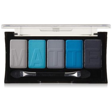 Imagem de Paleta de sombras l. A. colors, 5 cores, azul fosco, jeans