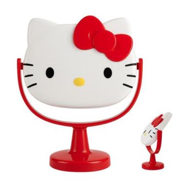 Imagem de Espelho de Mesa Hello Kitty Sanrio Reclinável Maquiagem
