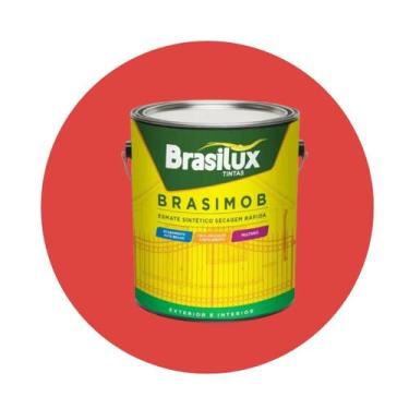 Imagem de Esmalte Sintetico Brasimob Brasilux 3,6L, Laranja