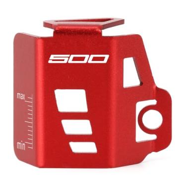 Imagem de Mokiton Tampa de proteção de óleo da bomba do reservatório de fluido de freio traseiro da motocicleta compatível com K.awasaki Ninja 500 ABS/SE/KRT 2024 2025 | Protetores de tanque de gás Acessórios