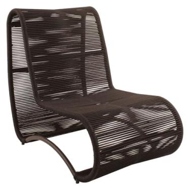 Imagem de Cadeira Poltrona Leroy Premium Corda Náutica Alumínio para Área Externa e Interna