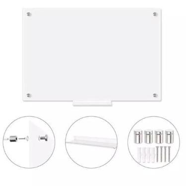 Imagem de Lousa de vidro branca 1,20 x 0,90 - Propria