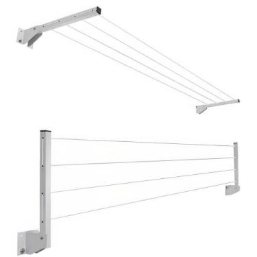 Imagem de Varal Dobrável de Aço Branco - 1100 - NUMERAL