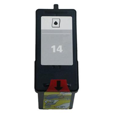 Imagem de OCProducts Cartucho de tinta de substituição para Lexmark 14 para impressoras Lexmark X2650 X2670 X2600 X2630 Z2300 Z2320 18C2090 (1 preta)