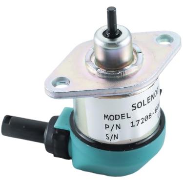 Imagem de KD KISONIED 17208-60015 Solenóide de Desligamento de Combustível 17208-60010 17208-60012 17208-60016 17208-60017 Substituição para Motor Kubota D905 D1005 D1105 V1205 V1305 V1505 Solenóide de Parada 1