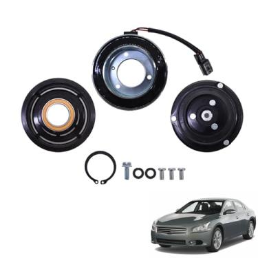 Imagem de TJHSM Substituição do kit de embreagem do compressor AC para motor Maxima de 3,5 litros 2009 2010 2011 2012 2013 2014