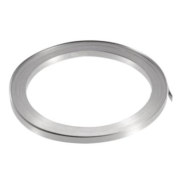 Imagem de Edinstry Tira de níquel 99,6% puro, 0,1 mm x 3 mm x 10 m, abas de níquel de alta condutividade para bateria de íon de lítio 18650, NiMH, NiCd, soldagem por pontos e solda, tom prateado resistente à