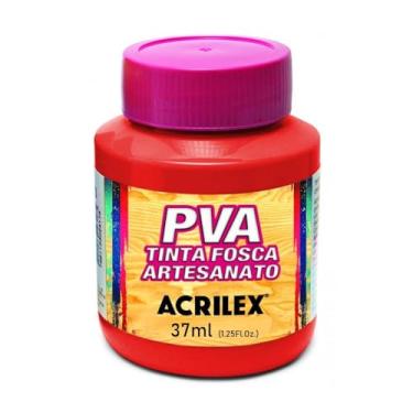 Imagem de Tinta PVA Fosca para Artesanato Acrilex 37 ml Romã - 827