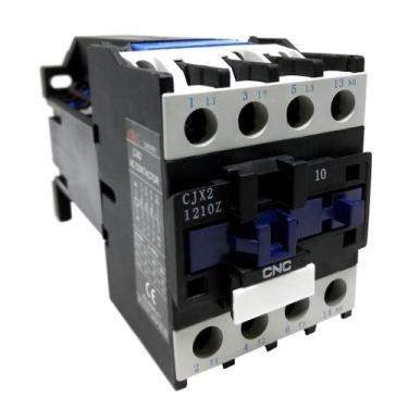 Imagem de Contator Modelo Cjx2-1210Z 24Vcc Na Cnc