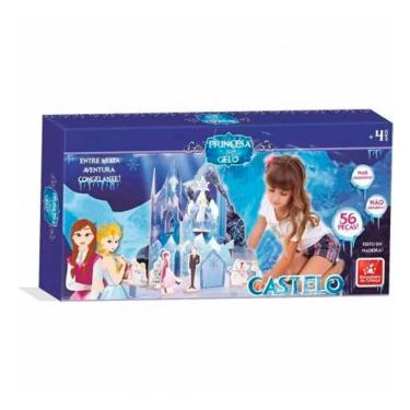 Imagem de Castelo Princesa Do Gelo 56 Peças- Brincadeira De Criança
