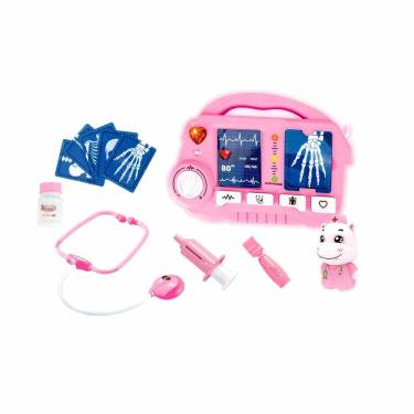 Imagem de Brinquedo Kit Médico(a) Raio X Com Luz E Som - Rosa - Fenix