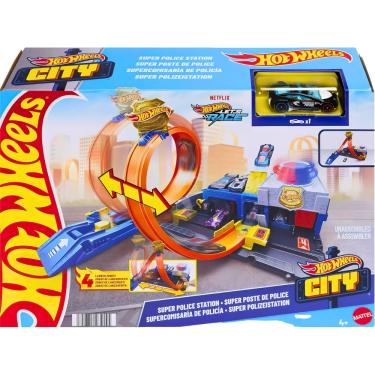 Imagem de Hot Wheels City Super Delegacia de Polícia JBM71 Mattel