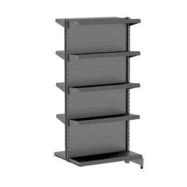 Imagem de Gondola Centro 170 Amapa Flex Continuação Preto 10 Bandejas - Amapá