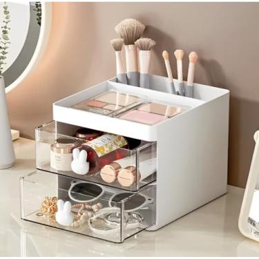 Imagem de Organizador Mesa Coelho Porta Treco Caneta Gaveta/Maquiagem Escritório Multiuso