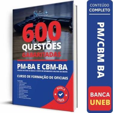 Imagem de Apostila Caderno De Questões Pm E Cbm Ba - Oficiais - Editora Solucao