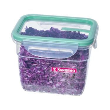Imagem de Sanremo - Pote Plástico Hermético de 770 ml e Tampa com Travas, Linha Freshy