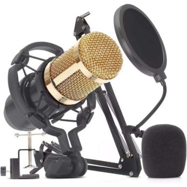 Imagem de Microfone Condensador Articulado Kit Profissional E Estúdio - Knup