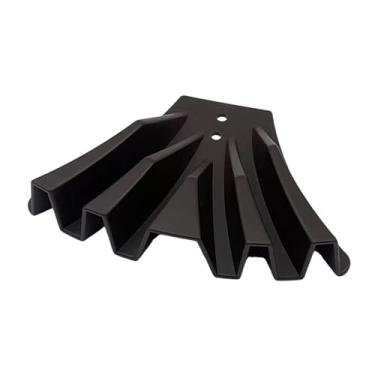 Imagem de IEUDNS Extensão de drenagem de dispersor de calha de chuva, extensão de calha de drenagem de água, de respingos para gramado, piso térreo e paisagismo, Marrom