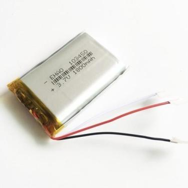 Imagem de Bateria 1800 Mah 3 Fios 3,7v  Grossa  10mm X 34mm X 50mm Nov - bgb