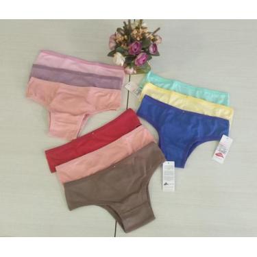 Imagem de Kit c/ tres calcinhas cotton zella - Fascinna