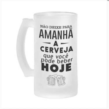 Imagem de Caneca de Chopp Vidro jateado 470 ml - Show Canecas