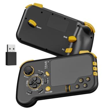 Imagem de IFYOO Touchpad para jogos GTP01 2.4G sem fio com giroscópio, teclado e mouse com função trackpad, controle de jogo, formato de gamepad para Xbox Series X/S, Xbox One, PS5, PS4, Steam, PC, Windows 11