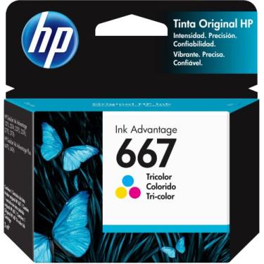 Imagem de Cartucho de Tinta HP, 667 3Ym78AL Color 29290