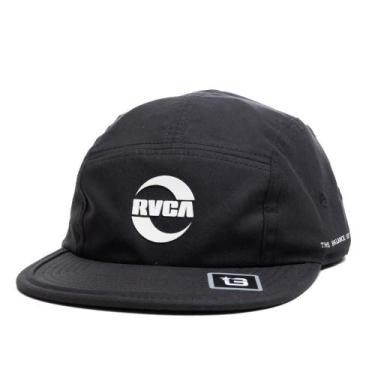Imagem de Boné RVCA Aba Curva Symbol 5 Panels WT25 Preto, Preto, Único