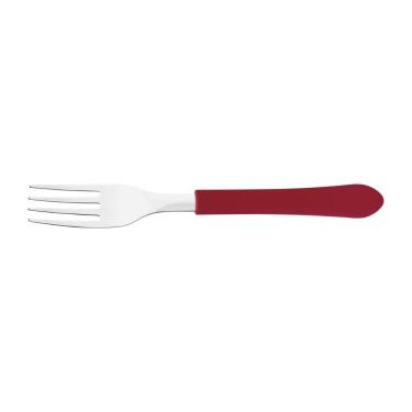Imagem de Kit 24 Garfo De Mesa Tramontina Leme Inox Vermelho