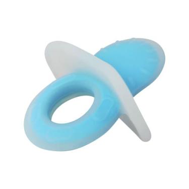 Imagem de Mordedor Massageador de Gengiva Texturizado Azul - CLINGO