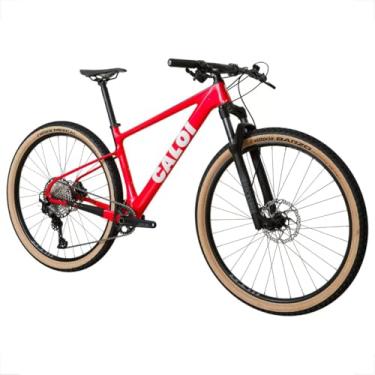 Imagem de Bicicleta Mtb Aro 29 Caloi Elite Carbon Sport 2025 Shimano Slx 12v (Vermelho, GG)